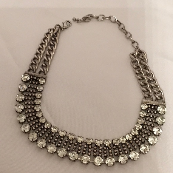 Rachel Zoe Jewelry Rachel Zoe Silver Crystal Zoey Necklace Poshmark